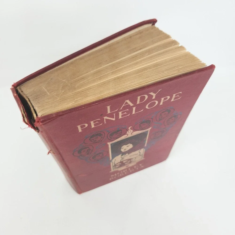 Vintage Red Hard Cover Lady Penelope Author Morley Roberts Pub. 1905 - Picture 3 of 14